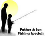 Specials on Father and Son Fishing Trips in Alaska.