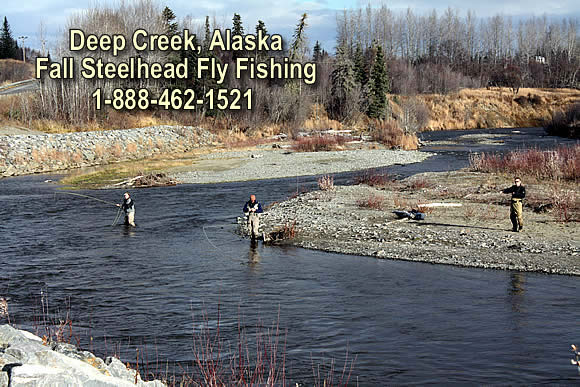 Deep Creek Alaska Steelhead Fishing