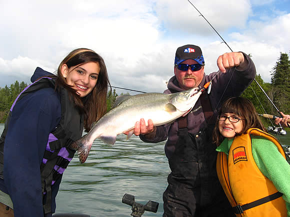 Family fishing trips in Alaska.