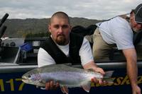 Rainbow, Dolley Varden, Silver salmon and a combo of all three.